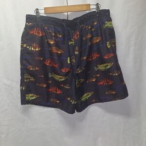 Catalina fish print swimming trunks size medium